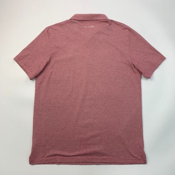 Travis Mathew Polo Shirt Mens XL Extra Large Red Pima Cotton Blend Calabasas - Picture 9 of 11